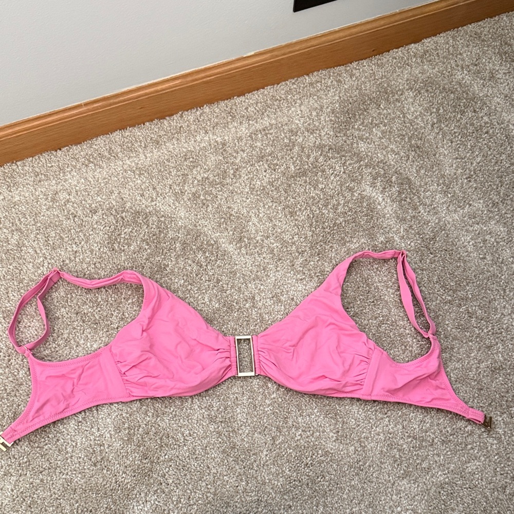 MELISSA ODABASH Pink Women's Bikini Top